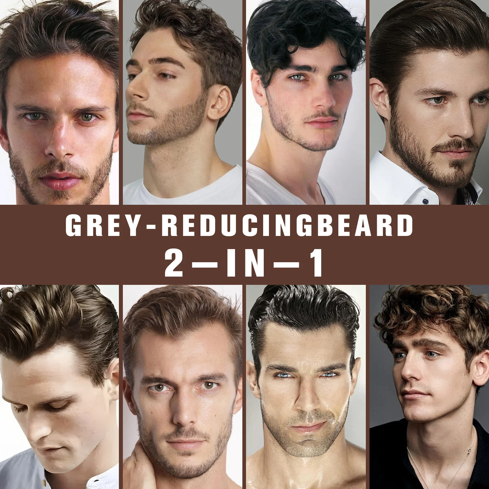 

Grey to Dark 2-in-1 Shampoo & Conditioner 118ml - For Men, Gradually Reduces Grey Hair, Strengthens Roots with Natural Oils
