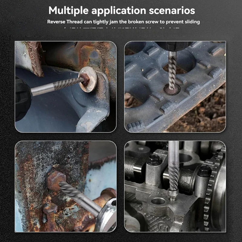 10 шт., экстрактор сломанной проволоки, болт, гильотина, винт, сверло для удаления скользящей проволоки, набор инструментов для удаления толстых зубов