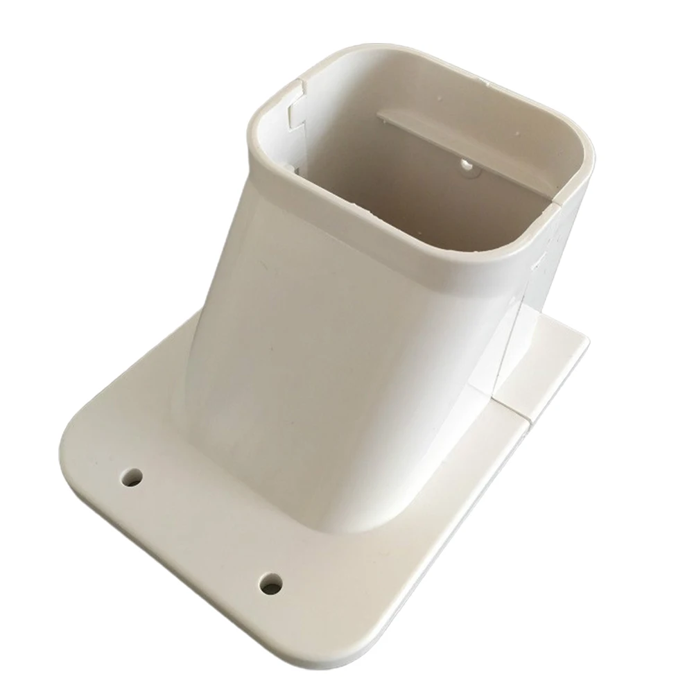 Coupling Easy To Install End Cap Cover Connection Lines Wall Cap Wall Entry Cap Weather Resistance 135°Flat Elbow