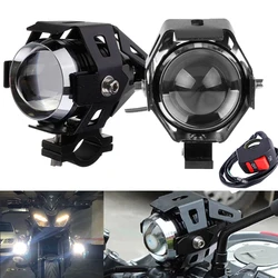 led fog work light auto tractor car spotlights U5 12V motorbike LED DRL For Bmw Honda Suzuki off road Lens Motorcycle Headlight