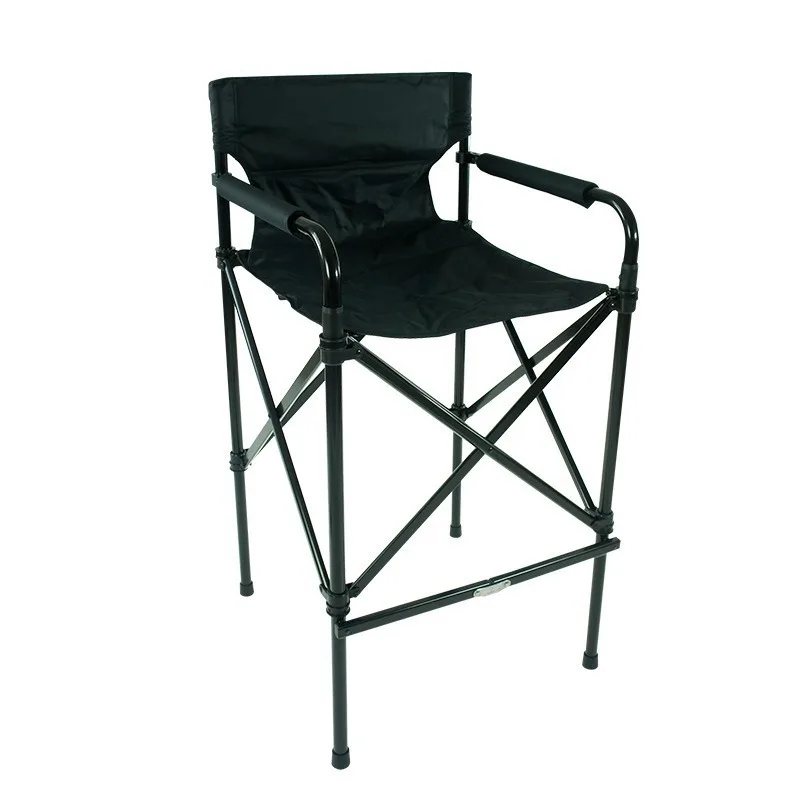 Aluminum Alloy Frame Folding Camping Chair Portable Outdoor High Stool Legs Camping Equipment Professional Picnic Stable Chair - Image 2