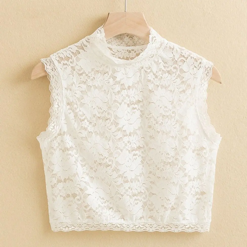 Vintage Classic Lace Detachable Blouse False Collar Sweater Decoration Collar Tie Fake Collar