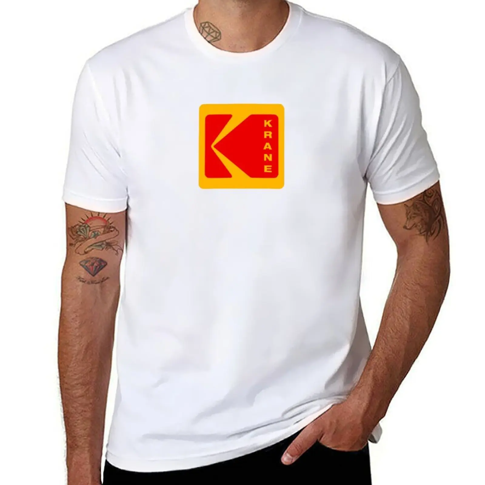 

Krane Retro T-Shirt cotton t shirts man 100% graphic t shirts for man T-Shirt