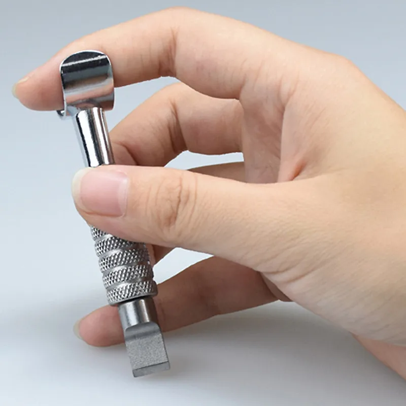 Ayarlanabilir DIY manuel döner araçları deri oyma döner bıçak alet takımı Leathercraft deri oyma döner bıçak