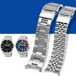 High Quality Stainless Steel For Seiko 5 Water Ghost SKX007 SKX009| SKX175 | SKX173 Casio MTP-1374 1375 Men's Bracelet 20mm 22mm