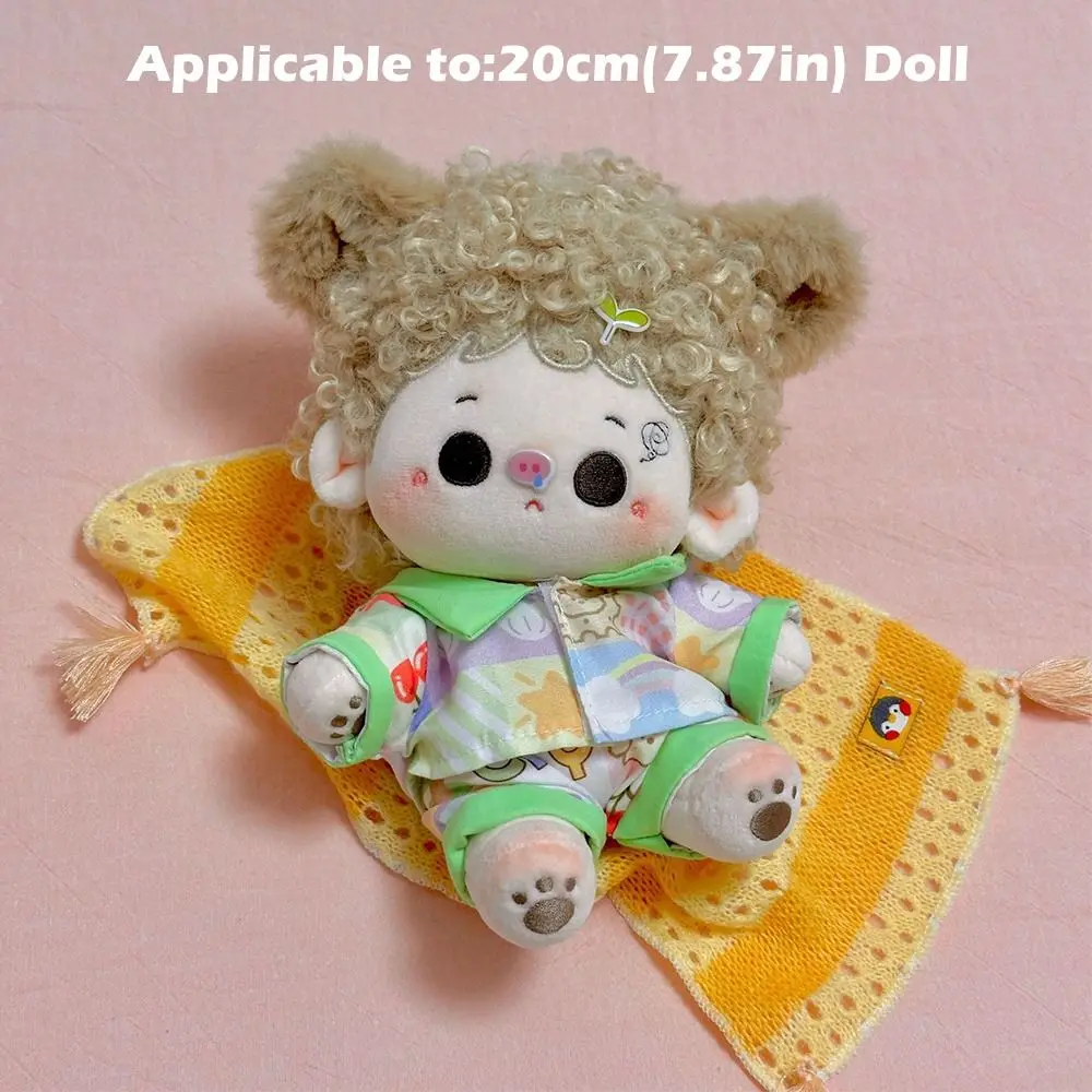 20 cm Baumwolle Puppe Dress Up Spielzeug Puppe Männliche und Weibliche Plüsch Coole Herbst Winter Puppe Set