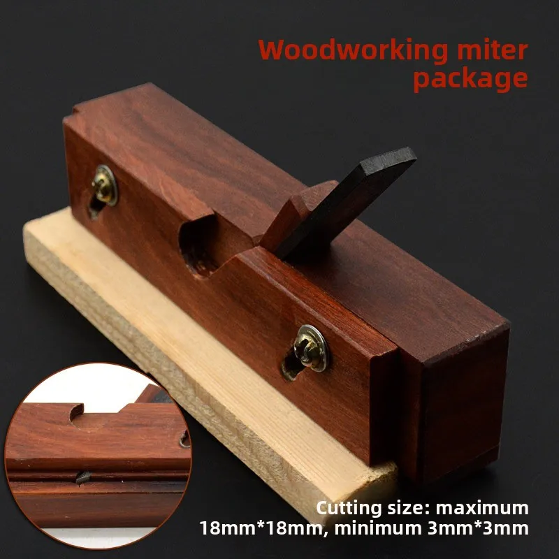 Woodworking slotted cutting step planer, adjustable distance handmade wood planer, woodworking tools