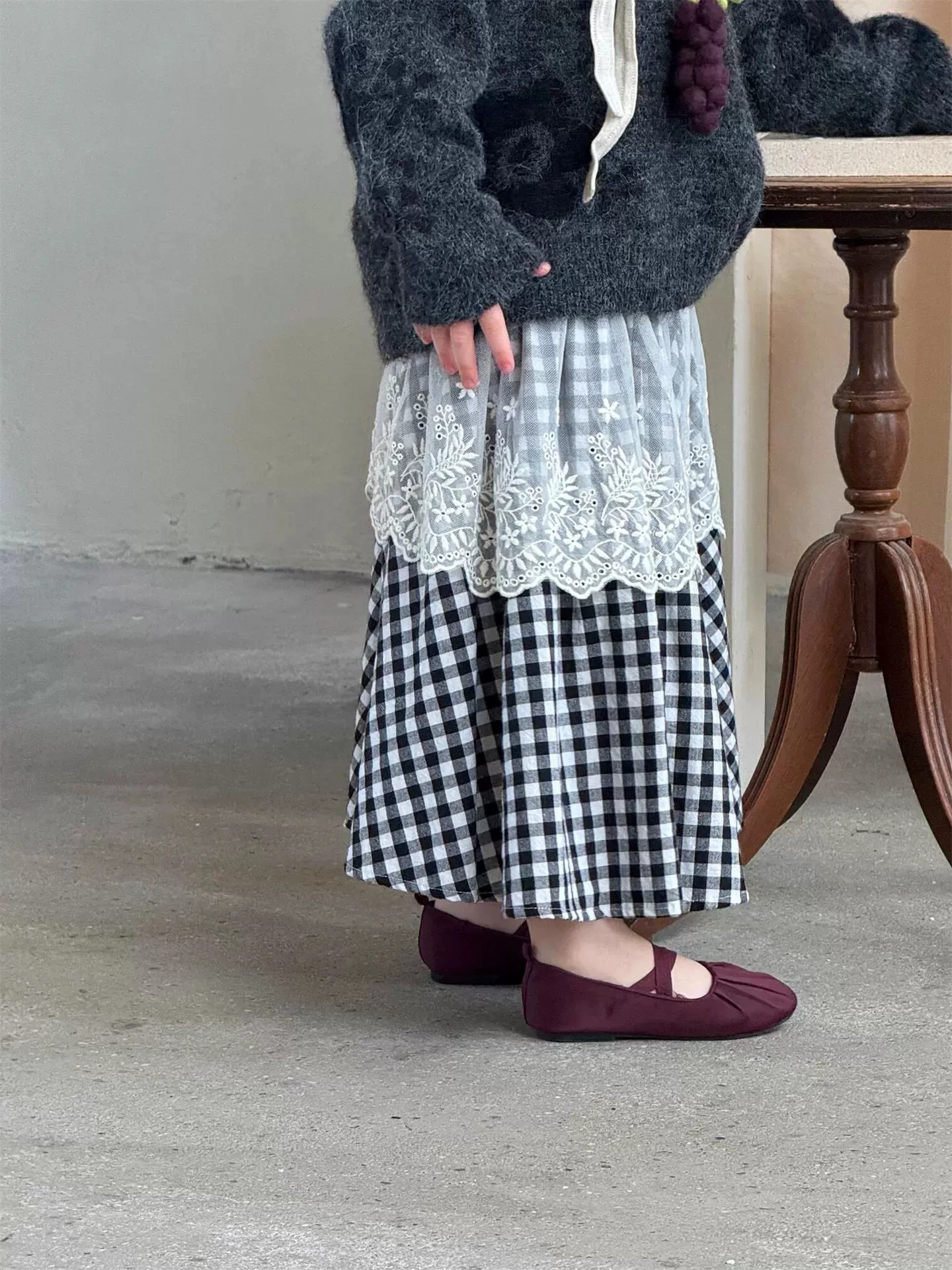 Girls Skirts 2025 Autumn New Fashion Stacked Skirt Children Clothes Girls Baby Flowers Embroidery Skirts