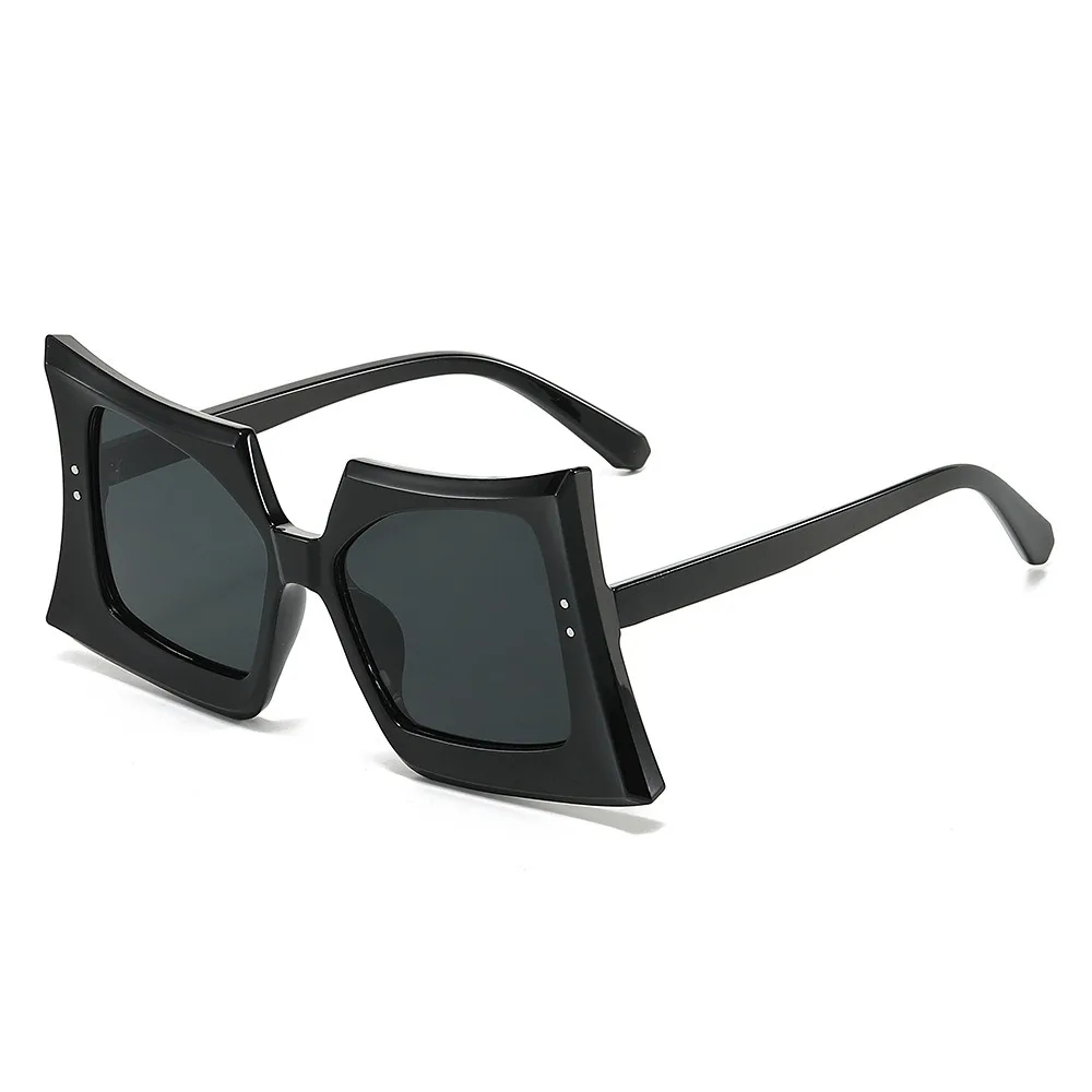 Fashion Oversized Sunglasses Irregular Square Eyewear Glasses 2025 Big Frame Luxury Brand Design Trendy Shield Shades Oculos