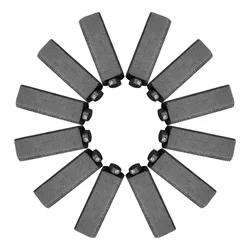 12pcs/lot Carbon Brush 4*5.5*17mm Motor Carbon Brushes For Anchor Engine Electric Hair Dryer General Set Power Tool Spare Parts