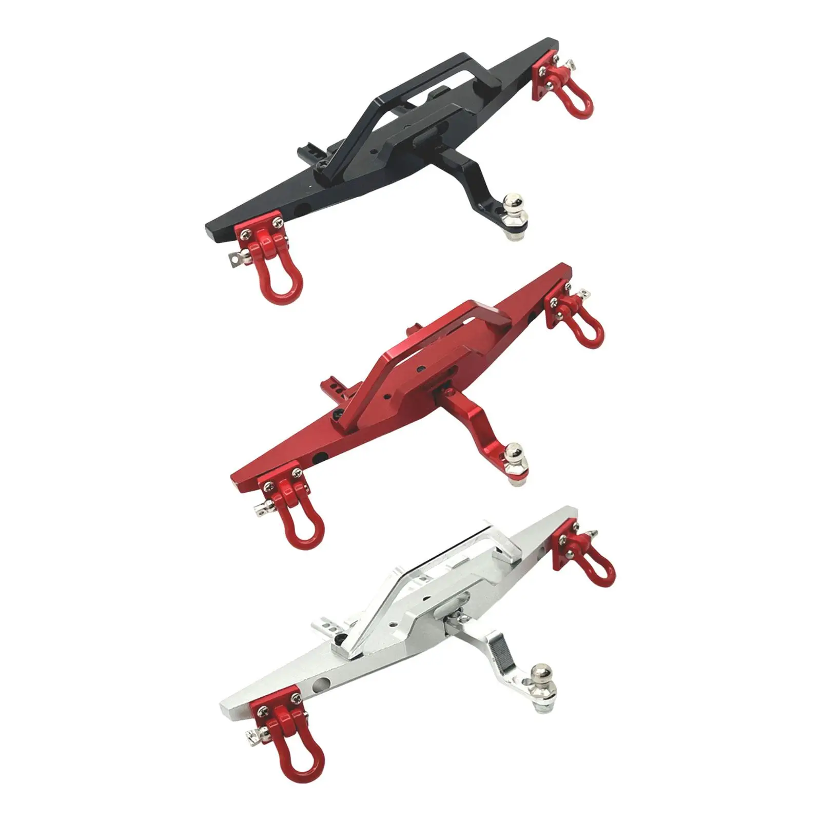 1/12 RC Voorbumper Reserveonderdelen Eenvoudig te installeren Vervanging Upgrade Onderdelen Metalen RC Auto Bumper Stevig voor MN128 DIY RC Auto Model