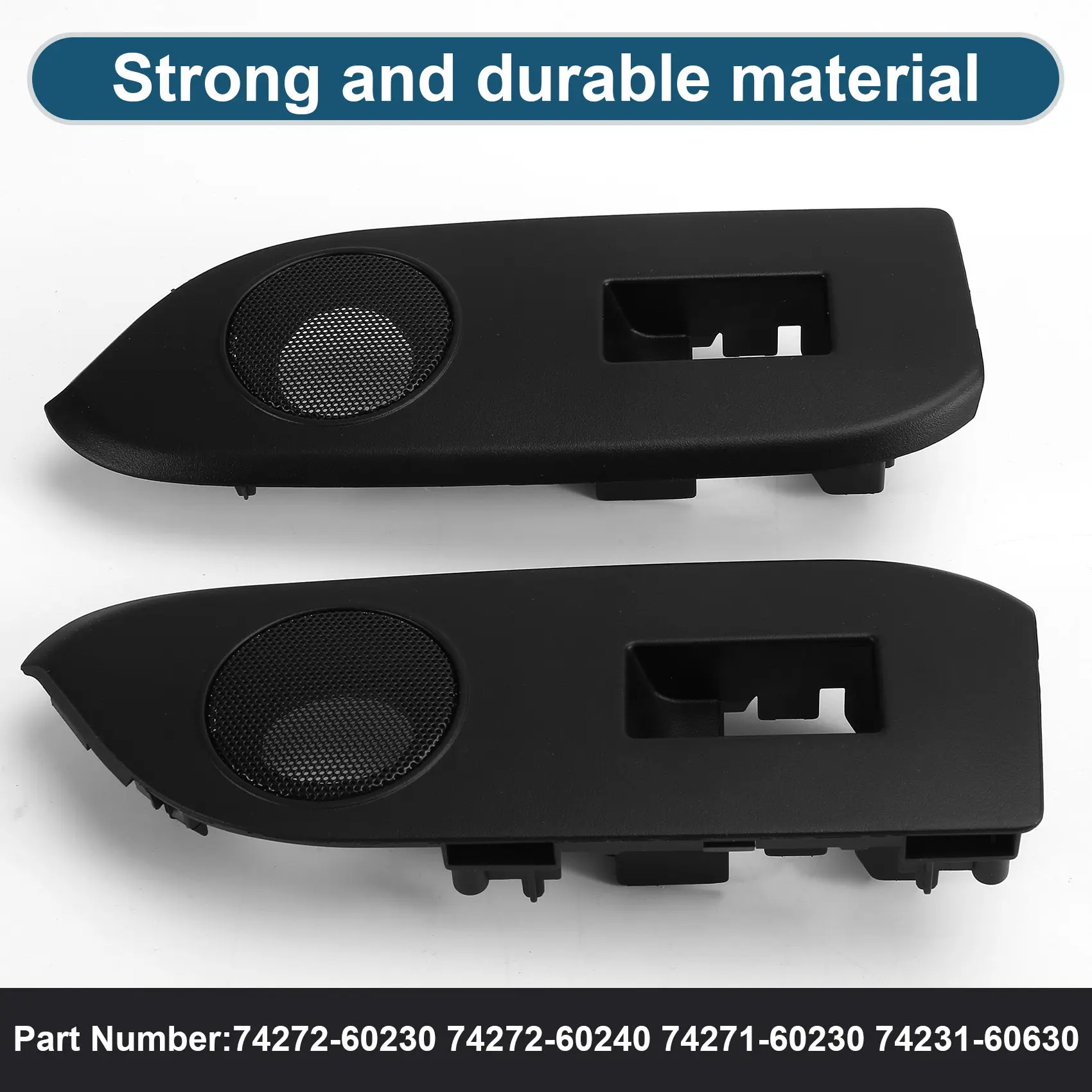 

# 08D автомобильные детали и аксессуары, 1 комплект, крышка панели переключателя стеклоподъемника с левым рулем для Toyota, черный