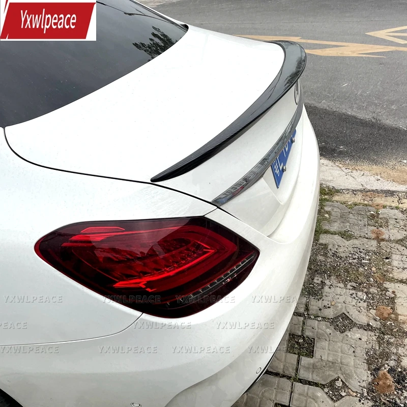 

AMG Style ABS Rear Trunk Spoiler For Mercedes W205 C205 C-class C250 C300 C350 4Door 2014 2015 2016 2017 2018 2019 2020