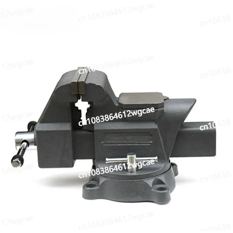 Heavy vise cast iron table vise hardware clamping tool durable vise with anvil.