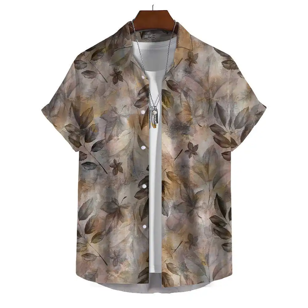 

Повседневный свободный принт ort Sve Men's irt Breathable Moisture ng Ultra ort Sle Zipper Closure Cotton Blend Summer ...