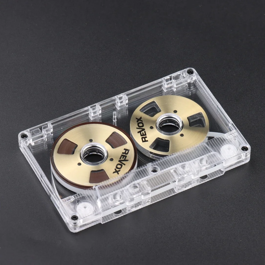 DIY 自家製アルミリールカセット 46 分ブランクオーディオ録音カセット