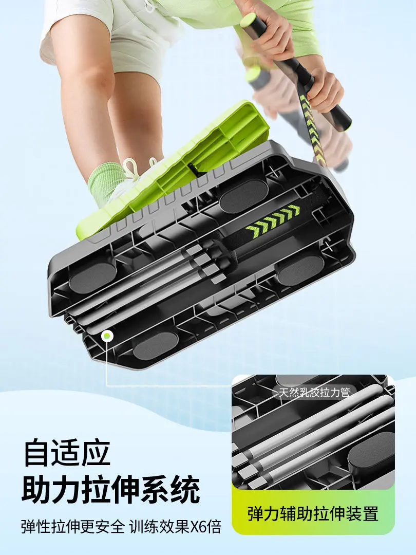 Auxiliares para alongamento de panturrilha com pedal de placa de tensão