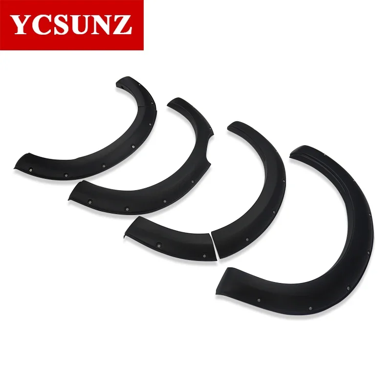 Matte Black Mudguard Arch Wheel Fender Flares For Mazda BT50 BT-50 2021 2022 2023 Pick Up truck Accessories