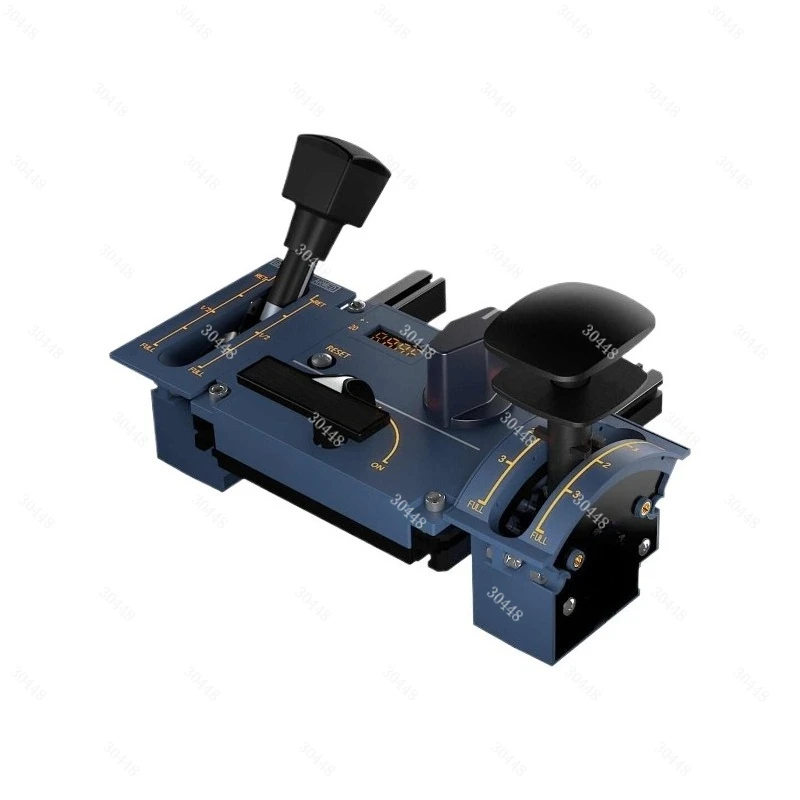 Airbus A320 Throttle Quadrant Box With Flaps & Speedbrake Levers Hall Sensor Detents For MSFS X-Plane Fenix ToLiss FlyByWire