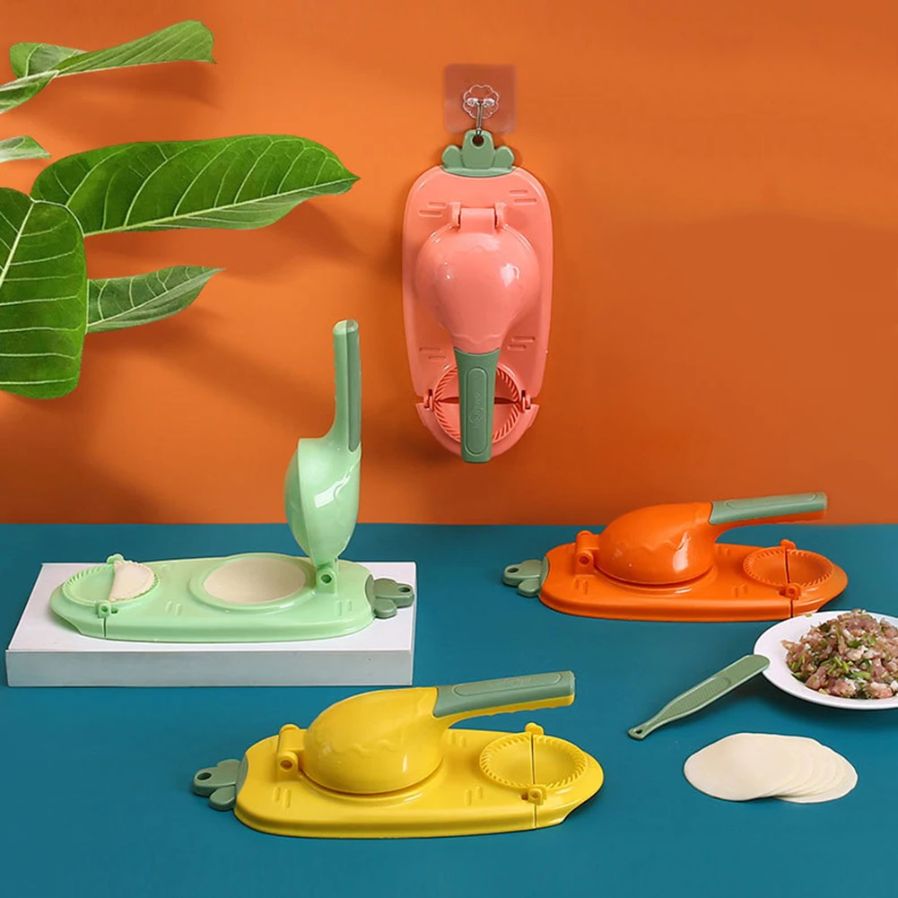 أداة ضغط العجين 2 في 1 لتوفير العمالة قالب تغليف الزلابية اليدوية معجنات الخبز المنزلية لأدوات المطبخ المنزلية