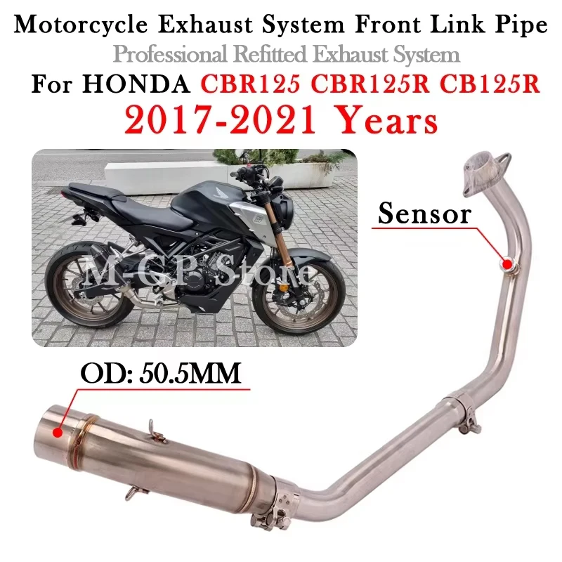 

Глушитель выхлопной трубы для мотоцикла HONDA CBR125 CBR125R CB125R CBR 125R CB 125 2017 - 2021
