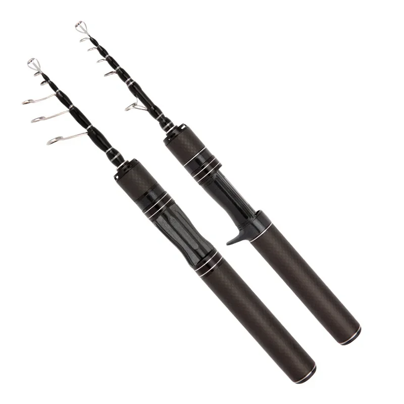 Mini Caña Telescópica 28cm – Ultraligera para Micro Pesca