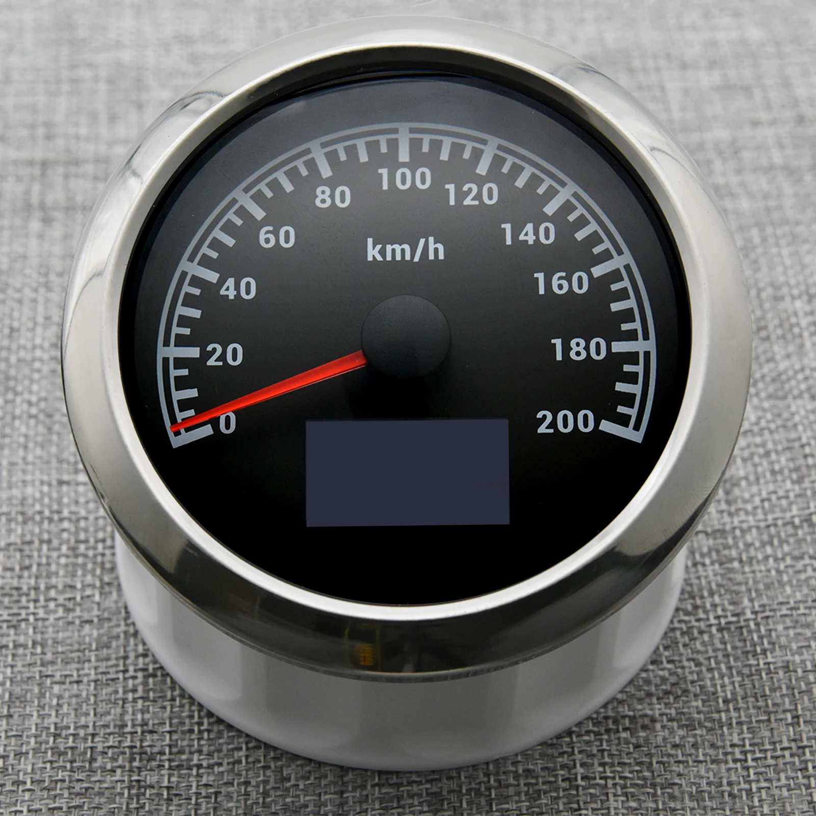 7 Color LED 85mm GPS Speedometer Gauge with Antenna COG TRIP Odometer 30KMH,60KMH,120KMH,200KMH Speed Meter Boat Yacht Custom