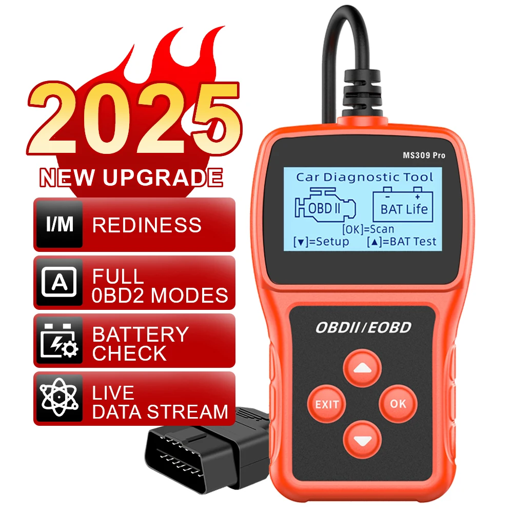 أداة تشخيص المسح التلقائي ، دعم متعدد اللغات ، وظائف OBD2 الكاملة ، CR3001 ، رمز OBD2 ، الماسح الضوئي PK ELM327 ، V1.5 ، X431