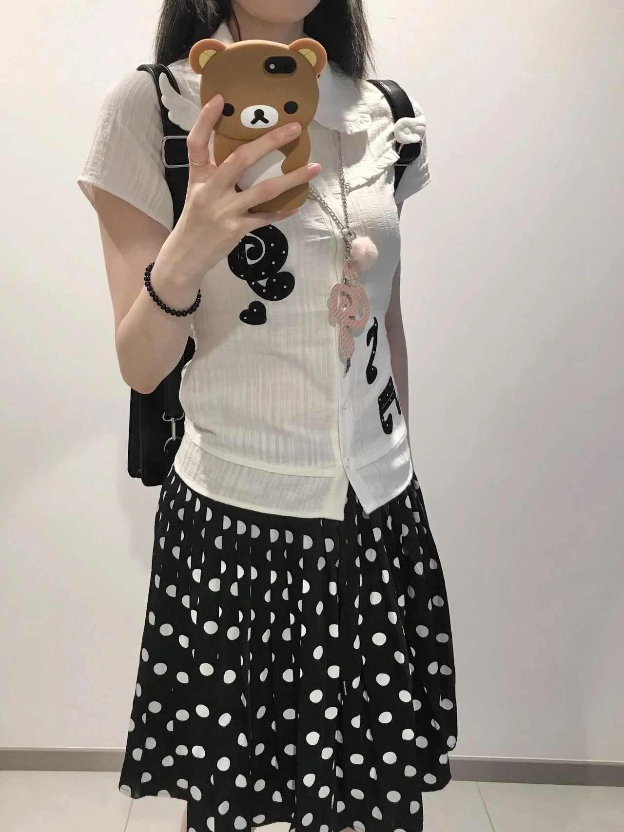 

Korean Style Short Sleeve Embroidered Doll Collar Shirt Women's Slim Fit Summer Lightweight Shirt Fashion Ladies' Premium