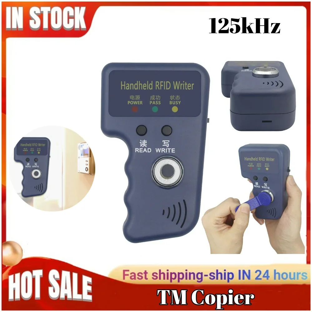 

RW1990 TM 125 кГц RFID-дубликатор TM1990 ibutton DS-1990 I-Button Reader Ручной 125 кГц T5577 EM4305 EM4100 Ключи Тег-карта Копировальный аппарат