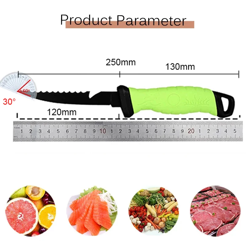 WXCOO 1-6PCS Fillet Boning Knife for Fish Kitchen Butcher Cleaver Slicing Vegetable Fruit Stainless Steel Chef Knife