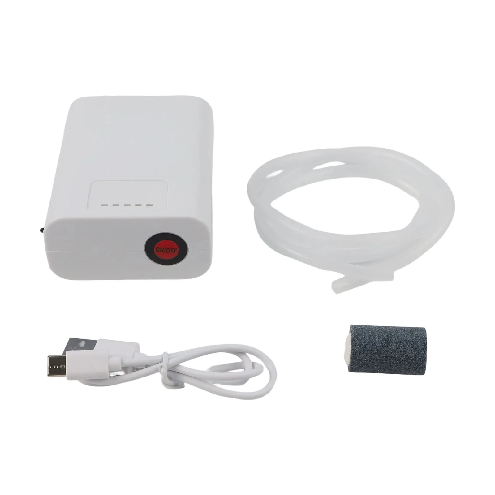 Aquarium Setup Outdoor Fish Aerator Air Stone Aquarist 9*6.5*3.5cm Intermittent Mode Lightweight Design Low Power Consumption