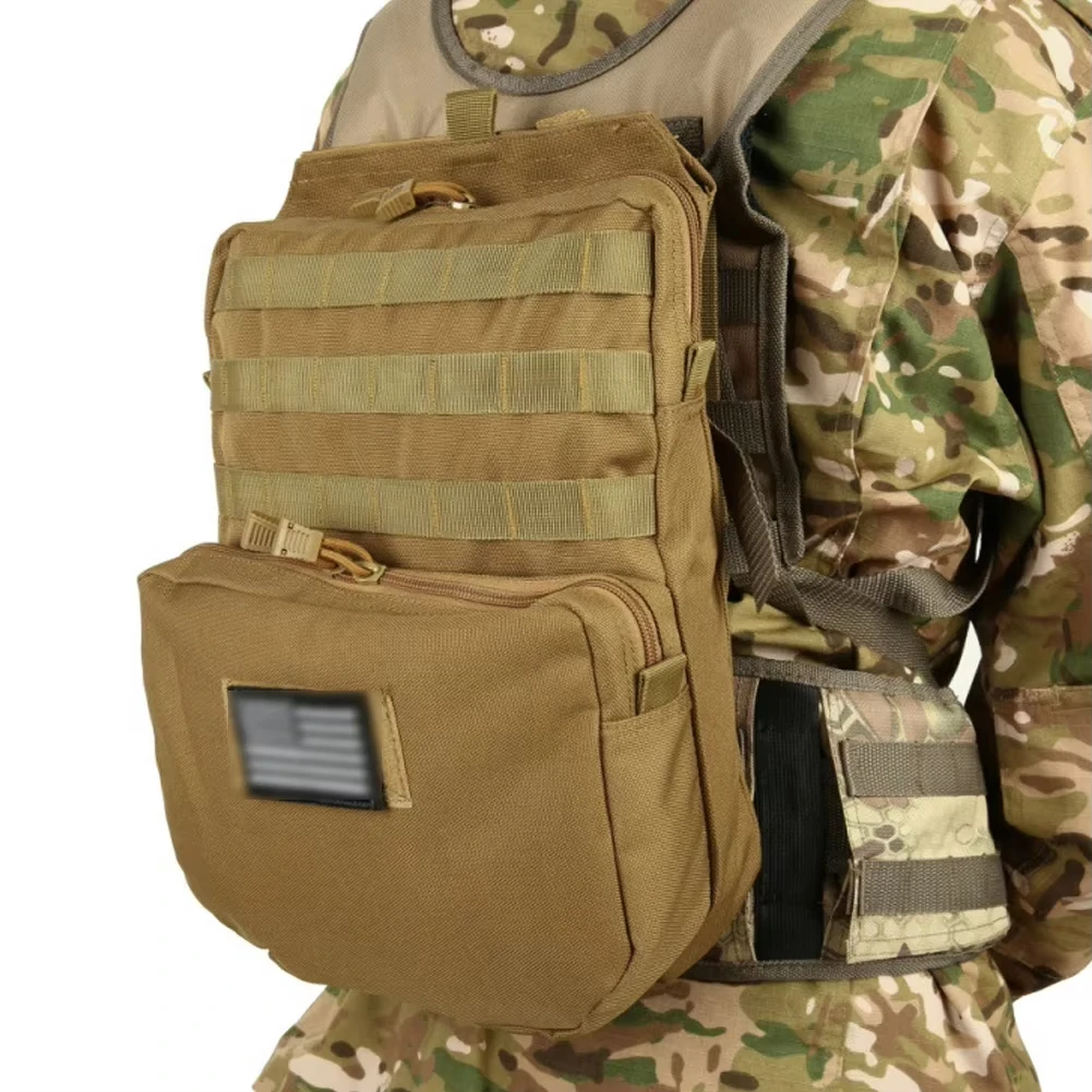 Ransel Taktis Molle Outdoor Airsoft Combat EDC Kantong Hidrasi Berburu Menembak Rompi Tas Hidrasi Aksesori Tas Nilon 1000D