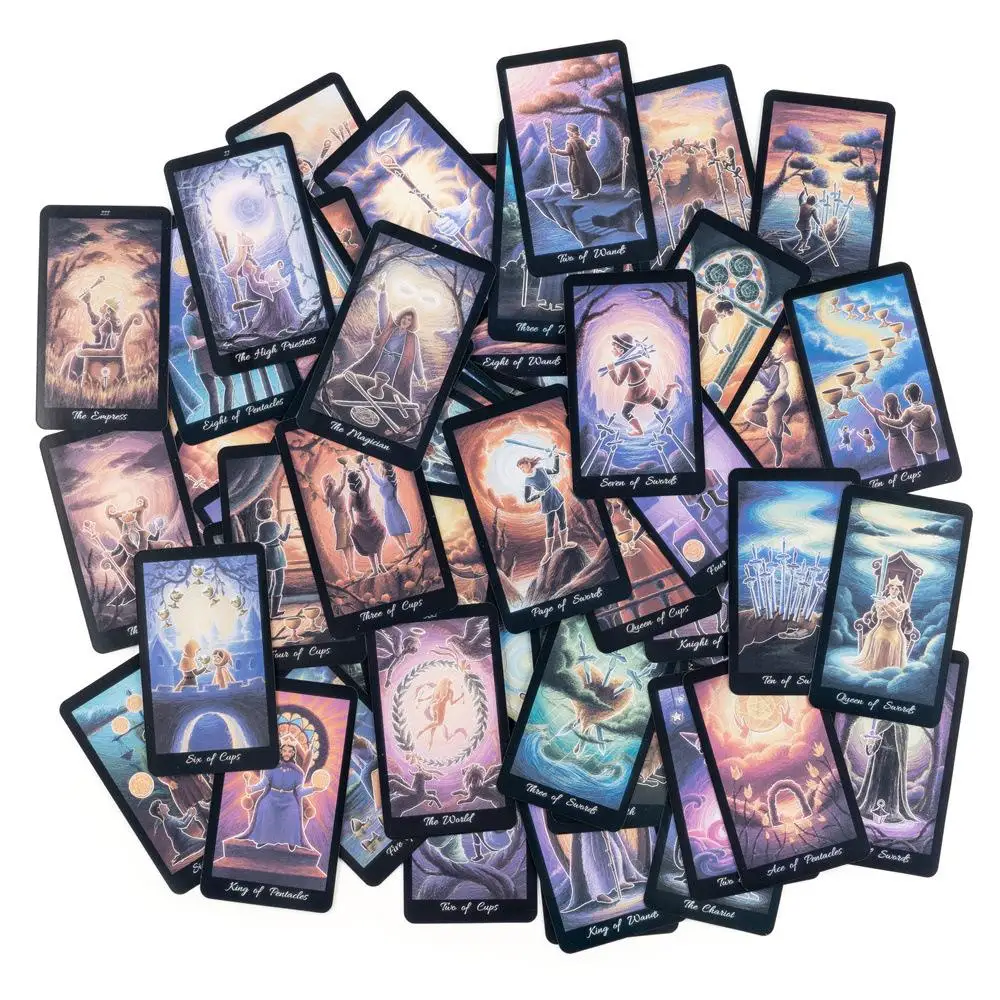 10.3*6cm Soul Sparkle Tarot güverte, ruhunuzun güzelliğiyle bağlantı kurmak için 78 kart Tarot güverte