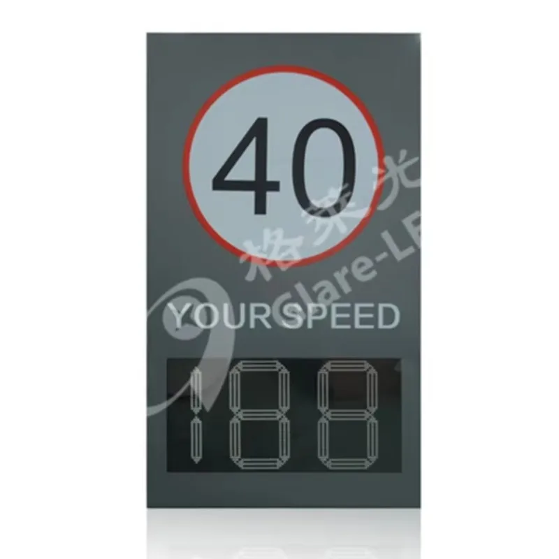 Highway Solar Power Radar Detection Pre-warning Sign Car Speed Limit Led Board Panel