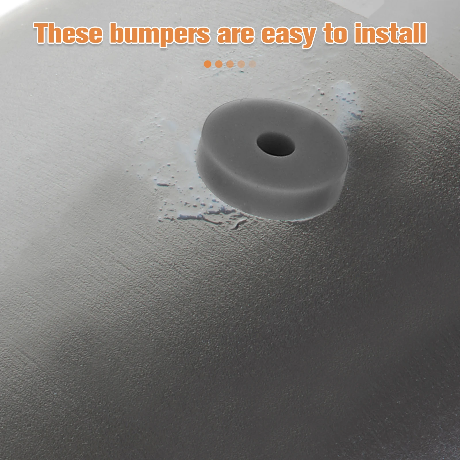 

20 Pcs Silicone Anti Collision Bumpers Shock Absorbing Plugs Cabinet Door Protector Furniture Leg Hardware Wall Safety