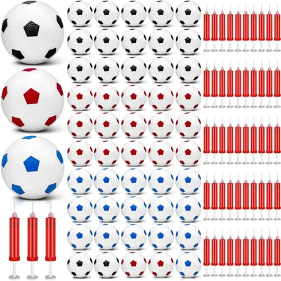 

Надувные футбольные мячи с насосом для рождественских подарков в коробках, оптовые наполнители для подарочных коробок, футбольные мячи для благотворительных пожертвований