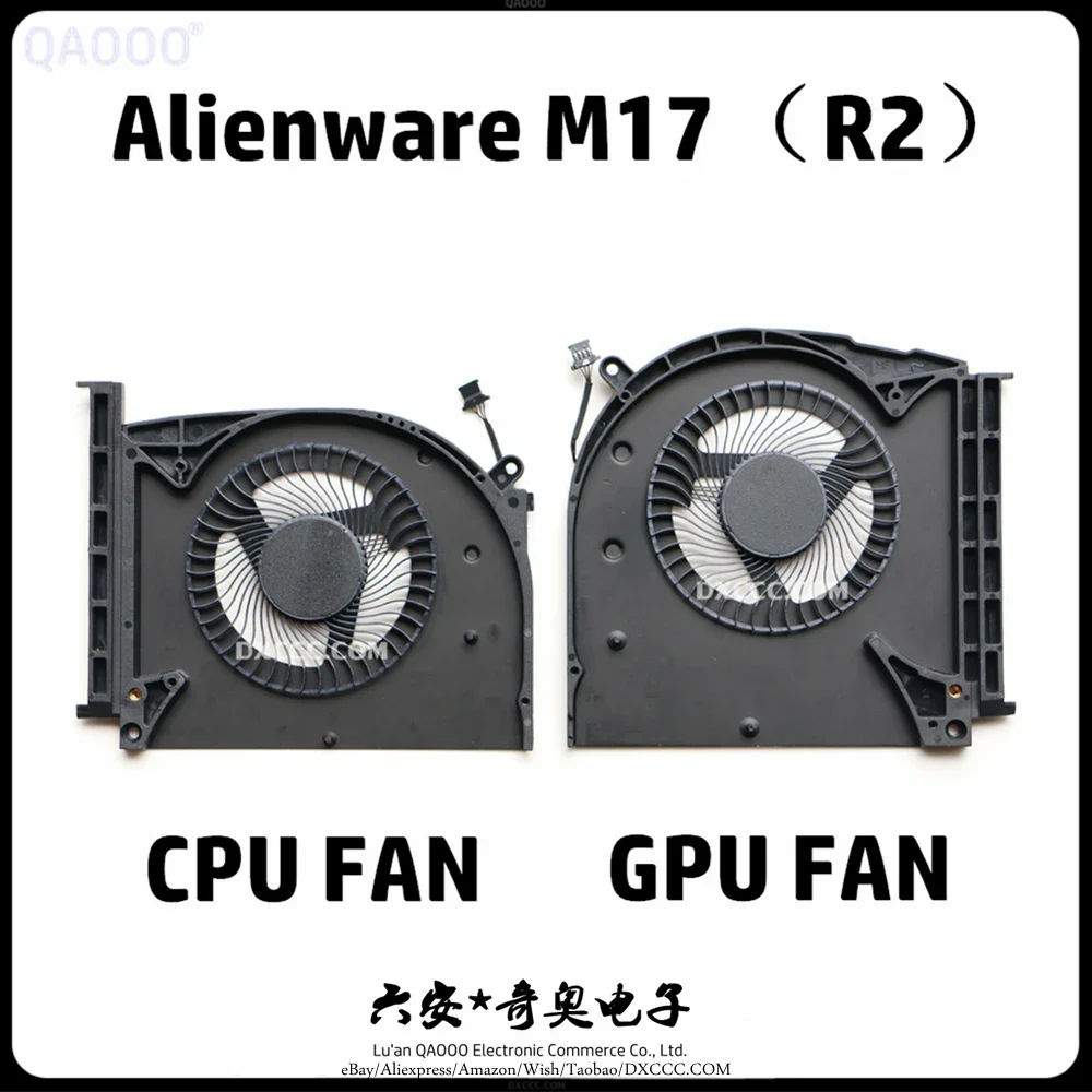 

Laptop CPU FAN For DELL Alienware M17 R2 CPU Cooling Fan GTX1650 DC5V 0.5A