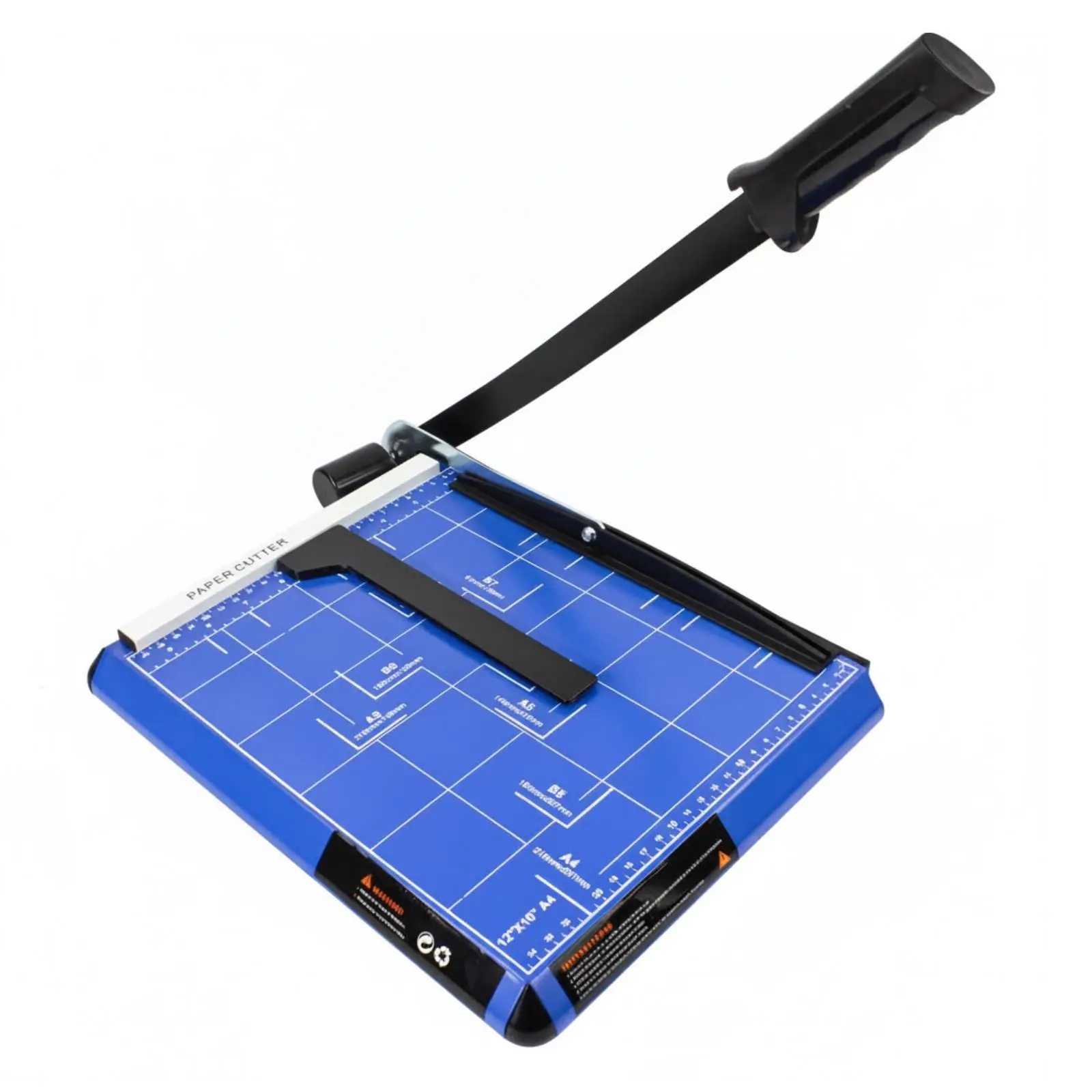 Guillotine Paper Trimmer A4 Desktop Manual Metal Cutter with Measuring Grid for Office DIY Tasks