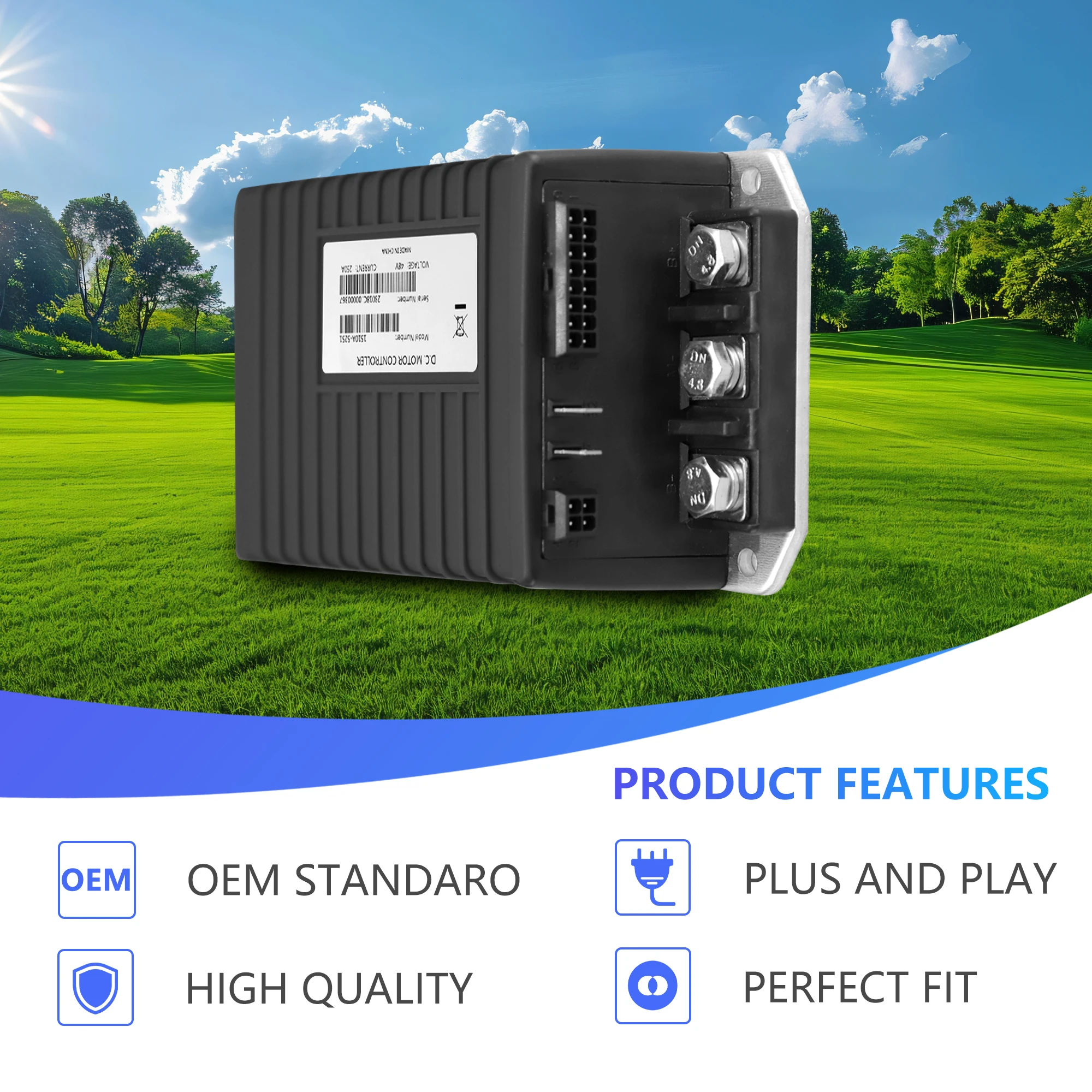 1510A-5251 48 فولت 250A وحدة تحكم المحرك تناسب كورتيس نادي السيارات DS سابقة عربة جولف #5