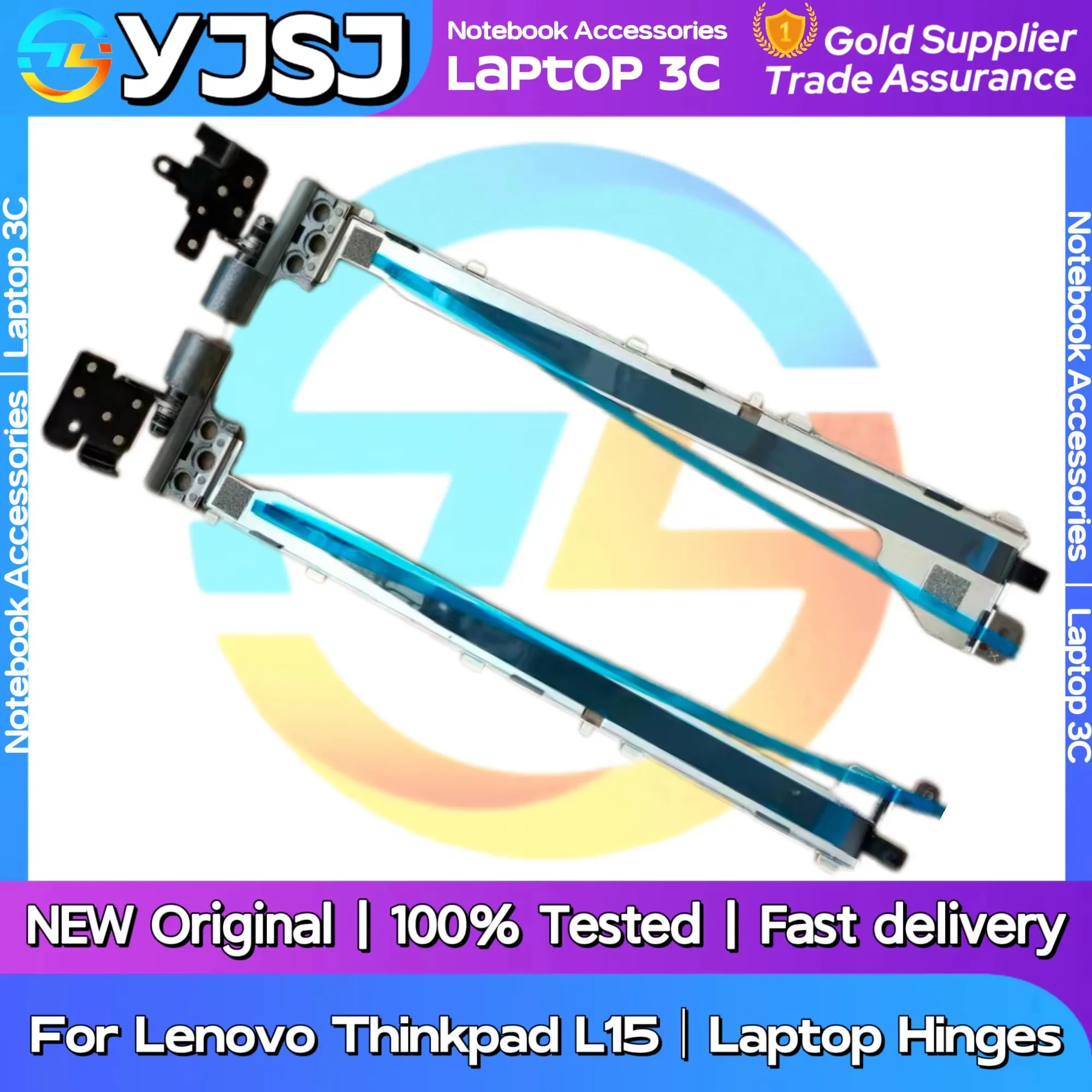New Original Laptop Notebook Hinges For Lenovo Thinkpad L15 gen1 gen2 built-in left and right Hinges LCD Screen Hinge LCD shaft
