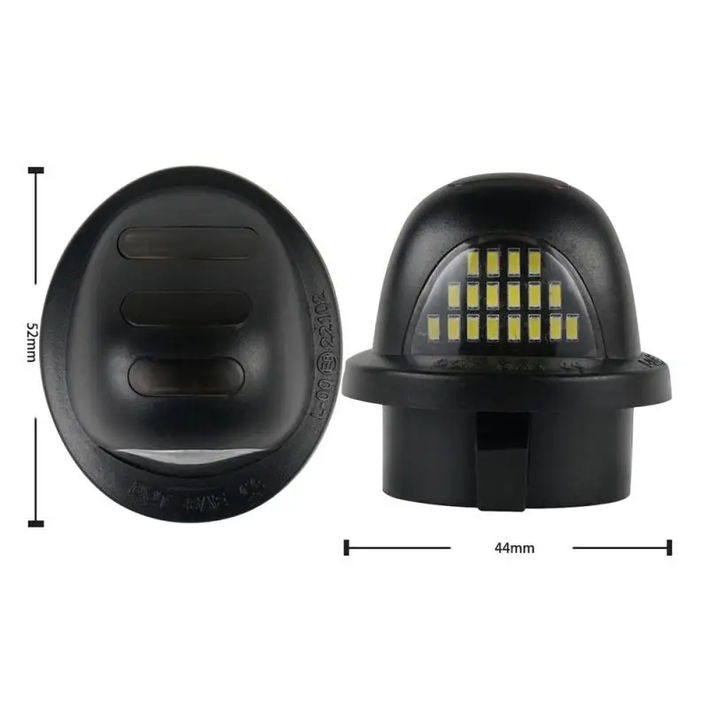 2 قطعة CANBUS أبيض أحمر 18SMD لوحة ترخيص مُضاء ضوء لوحة ترخيص مصباح الضوء الخلفي لفورد رينجر اكسبلورر F-150 F-250 F-350 F150