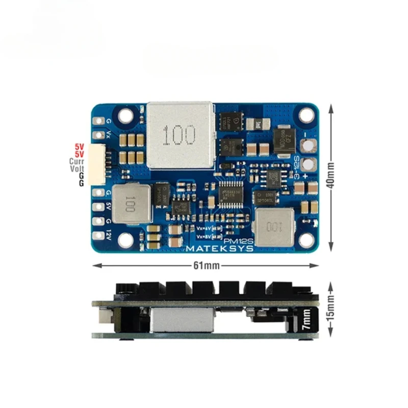 

1pcs/PM12S-3 Power Module 3-12S LIPO 5V 9V VX BEC with HeatSink for RC Model Airplane Helicopter FPV Racing Drone
