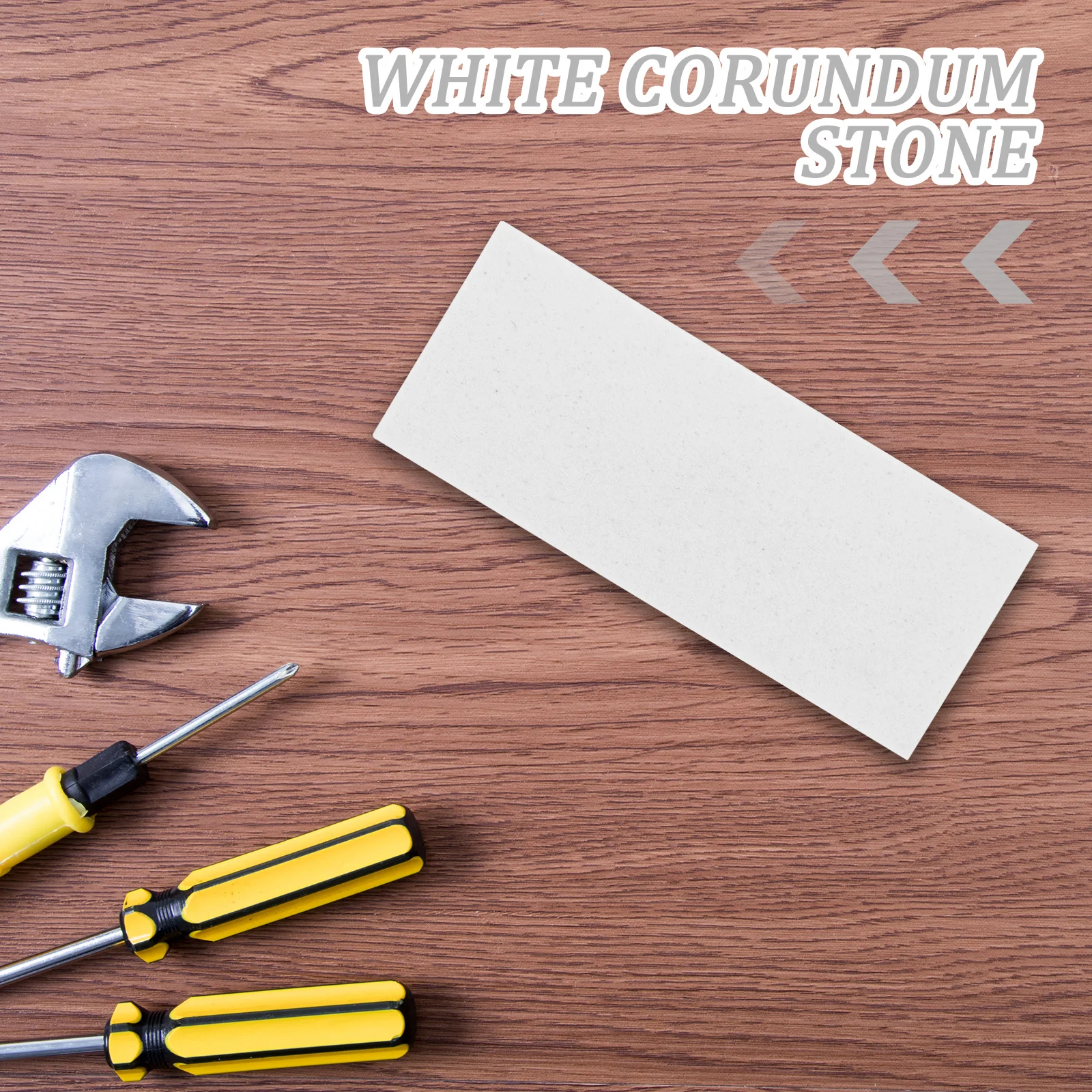 

Белый корундовый выравнивающий каменный блок, двухсторонний для заточки камня, ремонт, износостойкий, для домашнего использования, шлифовка двойного назначения