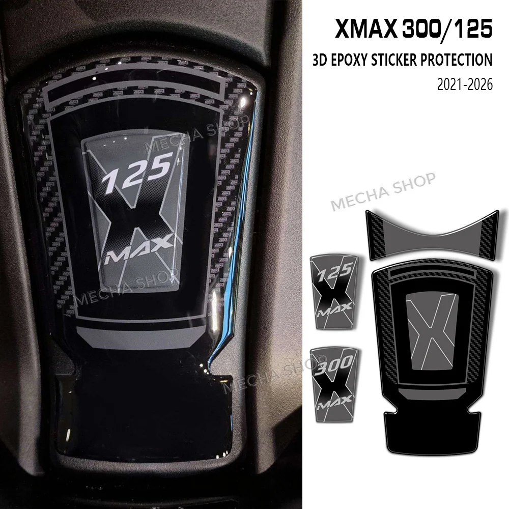 

3D stickers For XMax 300 XMAX125 2023-2026 Fuel Flap Protection Kit