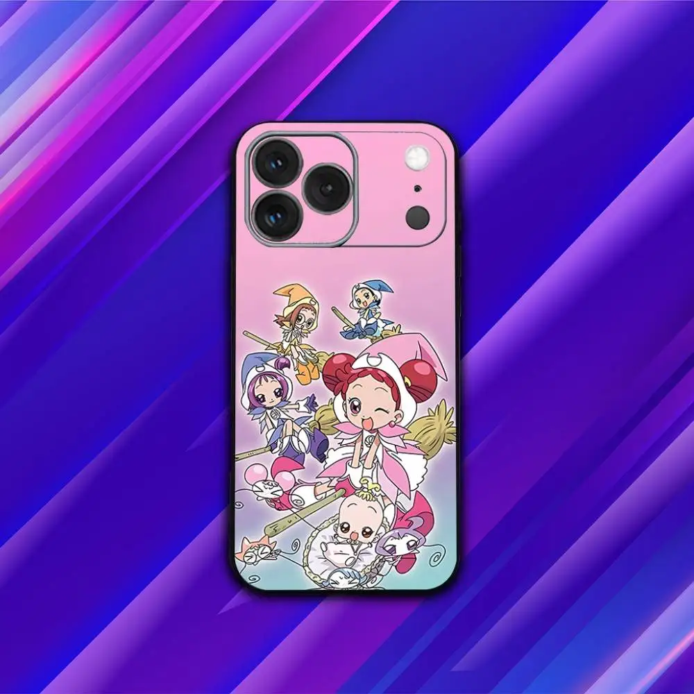حافظة هاتف M-Magical Anime Do-Re-Mi لهاتف iPhone 17,16,15,14,13,12,11,Pro,Max,Plus,X,XS,SE4,E,Mini,Soft Black Case