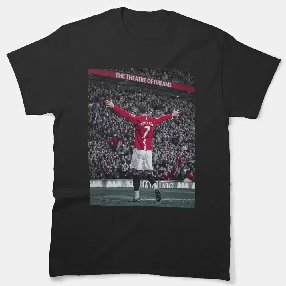 Cristiano Ronaldo Classic Retro Anime Graphics Unisex Short Sleeve T-shirt High Quality Graphic T Shirts Y2k Top Men Clothing