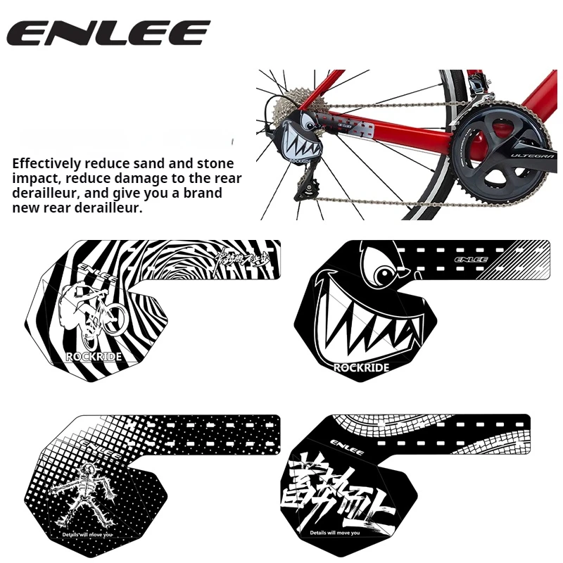 ENLEE Bike Hard Shell Fender Fahrrad PP5 Hinterreifen Rad Kotflügel MTB Fahrrad Schlamm Schutz Kotflügel Radfahren Teil Zubehör