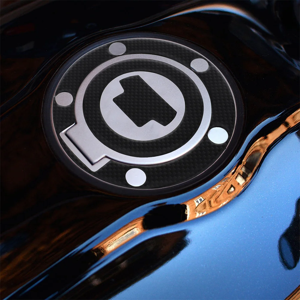 2 قطعة خزان دراجة نارية الشارات حامي قوي البلاستيك قشر وسادة لخزان النفط مقاومة الضرر مظهر أنيق