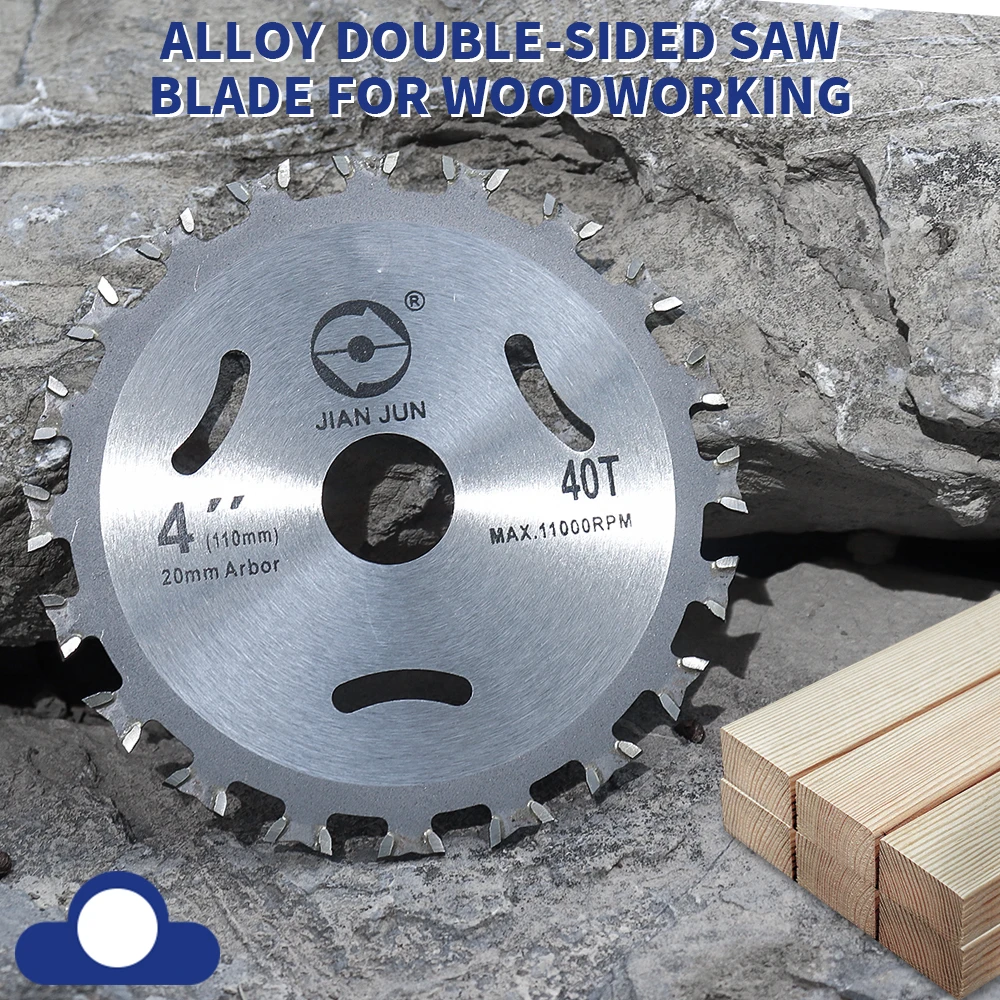 

Double Side Saw Blade Circular Cutting Disc Rotating Drilling Tool For Wood Plastic Aluminum and Steel Metal Cutting Blades